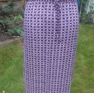 Vintage purple maxi skirt